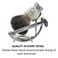 Parker 29L Safety Razor Shave Set - Includes Black Badger Brush, Stand &amp; Parker 29L Butterfly Open Safety Razor