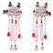 KALLORY Japanese Hair Pin Chinese Hair Clip Kimono Hair Accessories Hanfu Accessory Geisha Antiquity (1 Pair)