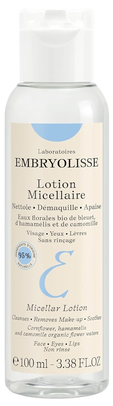 Embryolisse Micellar Lotion - Make-up Remover, Cleanser &amp; Moisturizer - No Soap or Water Needed