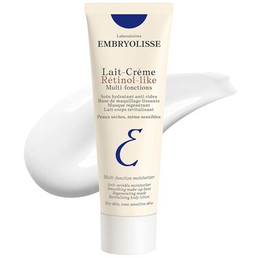 Embryolisse Lait-Cr&egrave;me Retinol Alternative Anti-Aging Face Moisturizer &amp; Makeup Primer for Normal to Sensitive Skin. Reduces Fine Lines, Wrinkles &amp; Puffiness, 2.54 Fl Oz