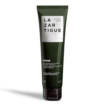 Lazartigue Repair Conditioner, Intensive Repair for Damaged Hair, Enriched with Vegetal Keratin, Vegan, Sulfate-Free, Silicone-Free, 5.1 fl.oz.