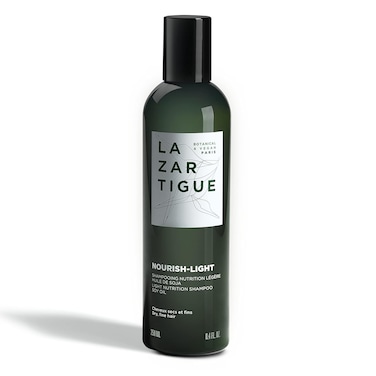 Lazartigue Nourish Light Shampoo, Soy Oil Enriched, Lightweight Nourishment for Dry, Fine Hair, Vegan, Sulfate &amp; Silicone Free, 8.4 fl.oz.