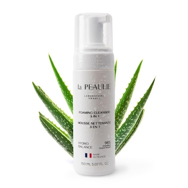 3-in-1 Foaming Cleanser   Clean, Exfoliate &amp; Hydrate   Aloe Vera   All Skin Types   150ml