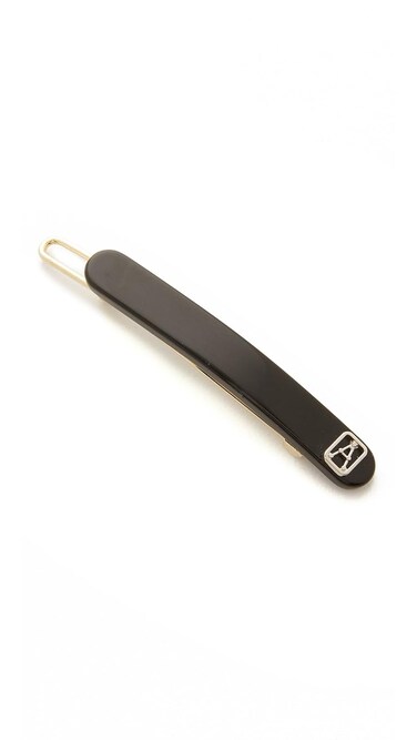 Women's Barrette Clip, Black, One Size