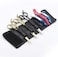 Scissors Bag, Pu Leather Scissors Bag Wristband Scissor Pouch Storage Bag Barber Hair Cutting Scissor Case for Home Salon Barber(Black)