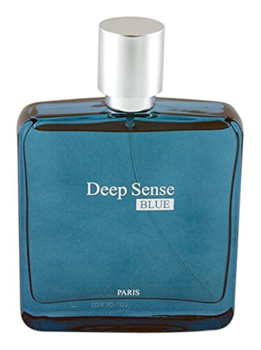 Deep Sense Blue Eau de Parfum for Men, 3.4 Ounce