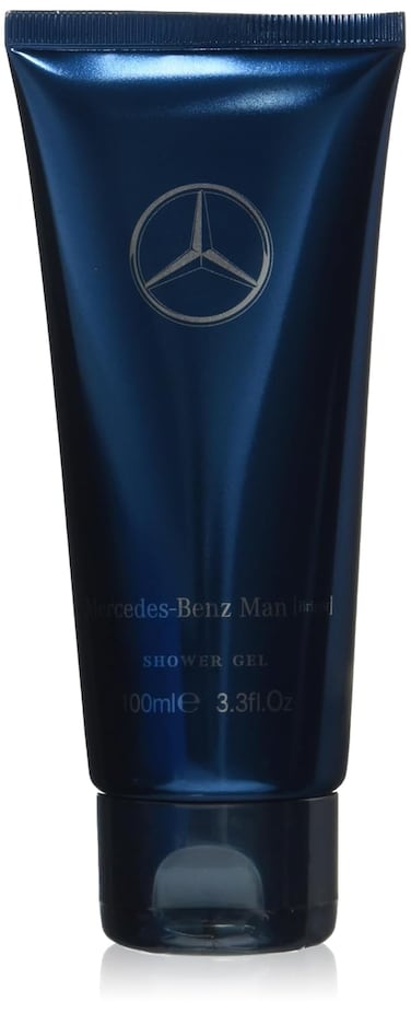 Mercedes-Benz Man Bright - Shower Gel Body Wash - Mens Body Wash - Bergamot, Lavender Fragrances - Travel Size Moisturizing Body Soap Liquid - 3.3 oz