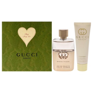 Gucci Guilty 1.6oz EDT Spray, 1.6oz Body Lotion Women 2 Pc Gift Set