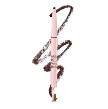 Covergirl Clean Fresh Brow Filler Pomade, 600 Dark Brown, Eyebrow Pencil, Ultra-Precise Tip, Creamy Formula, Highly Pigmented, Soft Matte Finish, Vegan Formula, 0.007oz