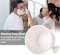 Shaving Bowl, Shaving Shave Soap Mug Shaving Brush Set Shaving Soap Bowls Abs Men&#39;S Shaving Foam For Shaving Soap Bowls Bowl, 11 11 8Cm(White)