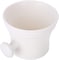 Shaving Bowl, Shaving Shave Soap Mug Shaving Brush Set Shaving Soap Bowls Abs Men&#39;S Shaving Foam For Shaving Soap Bowls Bowl, 11 11 8Cm(White)