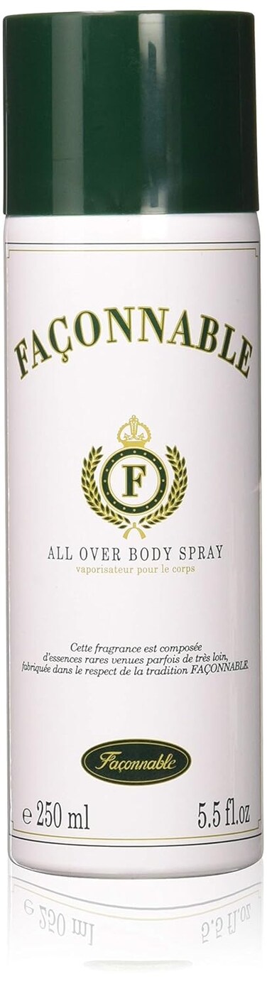 Faconnable All Over Body Spray for Men, 5.5 Ounce