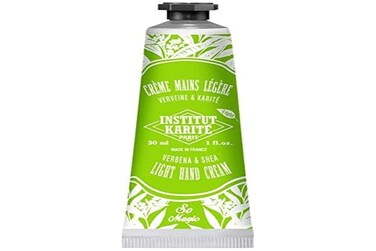 Institut Karite, Shea Butter Hand Cream Verbena 30ml Skin Nourishing Hydrating Moisturizing for Hand &amp; Body