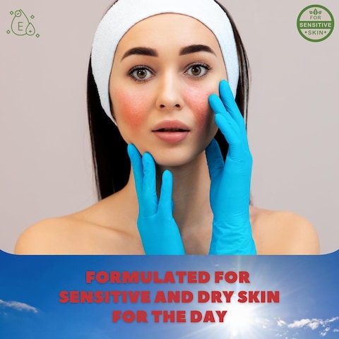 ECOCERT Certified Rose Blossom- Centifolia Rose Moisturizing Day Cream-50ml   Tested for Sensitive Skin   Luxurious, Hydrating, Soothing, Face Cream with Hydrolyzed Silk, Salicyclic Acid, Shea Butter