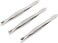 Three Pcs of Qulity Slant Tweezer, Professional Stainless Steel, Provides a Strong Grip, Removes Hairs Accurately, Shapes, Ergonomically-Designed (3)