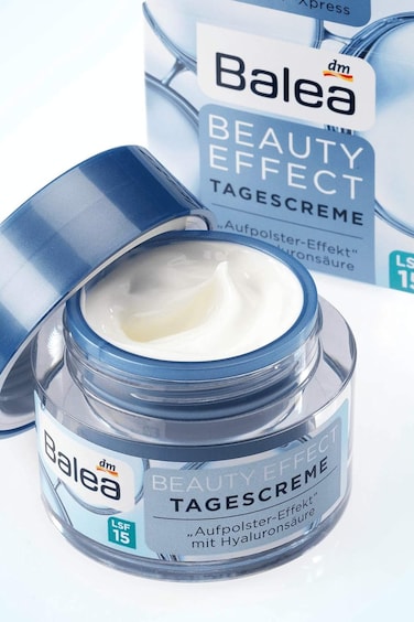 Balea Beauty Effect Day Cream Hyaluronic Acid Intensive Lifting SPF15 Vegan