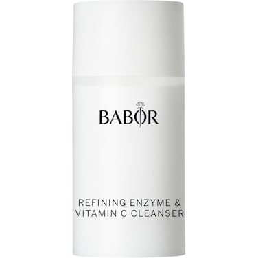 BABOR Refining Enzyme &amp; Vitamin C Cleanser, Travel Enzyme Powder Cleanser, Exfoliating Face Wash Polish, Gentle Facial Scrub to Brighten and Even Complexion, 0.5 oz