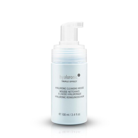 &ecirc;tre belle Hyaluronic&sup3; Triple Effect Cleansing Mousse   Hydrating Gentle Facial Cleanser Foam with Hyaluronic Acid for All Skin Types   Protects Moisture Barrier &amp; Refreshes Skin, 100 ml / 3.4 Fl Oz