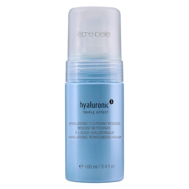 &ecirc;tre belle Hyaluronic&sup3; Triple Effect Cleansing Mousse   Hydrating Gentle Facial Cleanser Foam with Hyaluronic Acid for All Skin Types   Protects Moisture Barrier &amp; Refreshes Skin, 100 ml / 3.4 Fl Oz