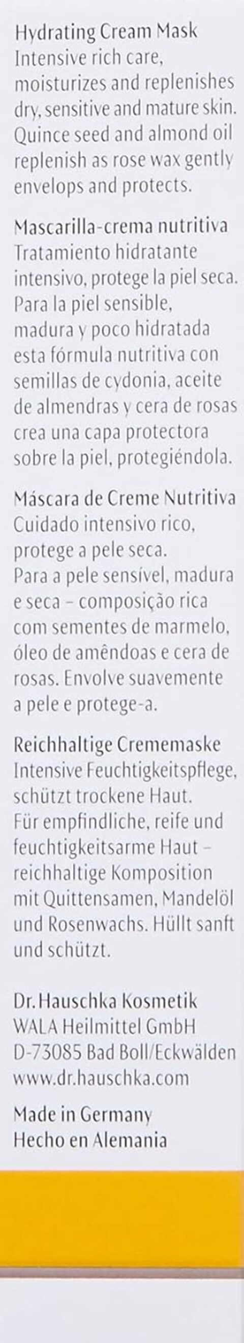 Dr. Hauschka Hydrating Cream Mask, 1 Fl Oz
