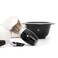 M&Uuml;HLE Black Porcelain Shaving Dish Bowl for Classic Wet Shaving