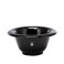 M&Uuml;HLE Black Porcelain Shaving Dish Bowl for Classic Wet Shaving