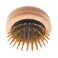 Redecker Pop-up Hairbrush, Oiled Beechwood with Straight Hornbeam Pins, Compact Brush for Purse, Pocket, and Travel, 2-3/4 Inches