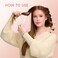 invisibobble Heatless Curl Set - No Heat Curlers With Velvet Band for Overnight Use - Hair Curler for Heat-Free Bouncy, Natural Waves on Medium to Long Hair