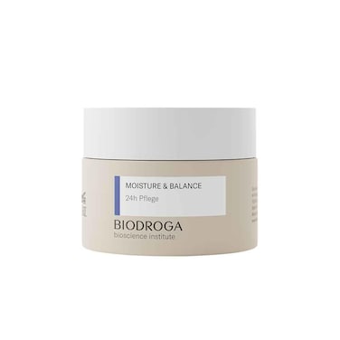 Biodroga Moisture &amp; Balance 24h Care 1.7 oz with Hyaluronic Acid + Cica - Soothing - Hydration - FREE of Mineral Oil, Parabens, Silicones, Coloring Agents, Animal-Base Ingredients, Gluten &amp; Lactose