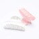 Brinie Hair Claw Clamps Pink Hair Barrettes Medium Non Slip Clips Hair Accessories for Women and Girls (2 PCS) (BT03-PW)