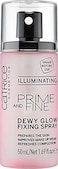 Catrice   Prime &amp; Fine Illuminating Dewy Glow Spray   Transparent and Fast Drying Fixing Spray  Paraben Free &amp; Vegan   Cruelty Free (Pack of 1)