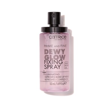 Catrice   Prime &amp; Fine Illuminating Dewy Glow Spray   Transparent and Fast Drying Fixing Spray  Paraben Free &amp; Vegan   Cruelty Free (Pack of 1)
