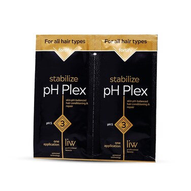 pH Plex Stabilizing Nourishing Mask - Fortifies Relaxed Hair Between Treatments - Salon Quality Results - 1 Double Sachet