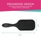 HAWWYY Detangler Brush for Thick Hair - Powerful Wet and Dry hairbrush for thick hair and waves- 11.2&#39;&#39;x3.1&#39;&#39;- Smooth Detangling Brush, Reduces Breakage - For All Curl Types - Black