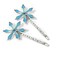 GK-O 1pair Inoue Orihime Hexagon Snow Hairpin Hair Clip Cosplay Costume Accessories Medium