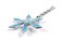 GK-O 1pair Inoue Orihime Hexagon Snow Hairpin Hair Clip Cosplay Costume Accessories Medium