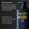 MARO17 Body Soap Perfect Wash - Mens Body Wash - Luxurious, Moisturizing Shower Gel - Sulfate Free + Hyaluronic Acid &amp; Collagen for Hydrating Deep Cleanse - Bergamot Fragrance - Gifts for Men