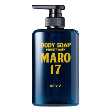 MARO17 Body Soap Perfect Wash - Mens Body Wash - Luxurious, Moisturizing Shower Gel - Sulfate Free + Hyaluronic Acid &amp; Collagen for Hydrating Deep Cleanse - Bergamot Fragrance - Gifts for Men