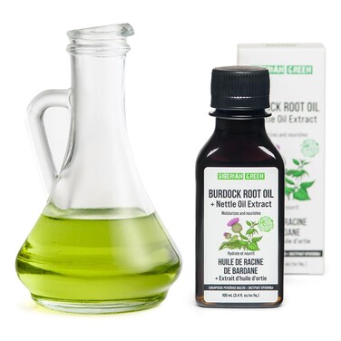 Burdock Oil with Nettle Oil Extract &ndash; 100ml Natural Siberian Hair Loss Burdock Root Care &ndash; Easy to Apply Hair Oil &ndash; Anti-Dandruff Scalp Stimulates Growth