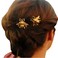 Missgrace 2PCS Exquisite Gold Bee Hairpin Side Clip Hair Accessories Bridal Hair Accessories