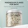Magnesium Flakes for Bath &ndash; Relaxing Aromatherapy Blend with Ylang-Ylang, Lavender &amp; Mandarin Oils for Muscle Relief, Detox, Better Sleep &ndash; Magnesium Bath Soak for Women Men - Bath Salts 14.11 Oz