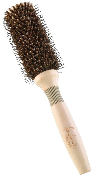 Pandora's Beauty Box The 101 GoShiny hairbrush/FSC Wooden Brush/Styling/BlowOut/Heat Resistance Brush/Boar Bristle Hair Brush/Roller Brush/Round Brush/Patented (Large)