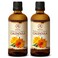 AROMATIKA Calendula Oil set 2 x 3.4 Fl Oz - 6.8 Fl Oz - Calendula Officinalis - Infused - Almond Oil Base - 100% Pure &amp; Natural - Marigold Oil - for Skin, Nails, Hair, Face, Body