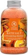 Bath Salt Cinnamon-Orange 21.16 Oz (600g) - Bath Salt with Orange &amp; Cinnamon Essential Oil - Natural Bath Salt - Aromatherapy - Relaxing - Body Care - Beauty - Bath Soak