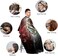 Mexican Flag Professional Barber Cape Polyester Hair Cutting Salon Cape Water Stain Resistant Apron Cutting Hair Beard Hairdressing Cape Anti-Static Haircut 56.7&times;66.9 Inch (1 Pack)
