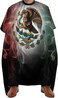 Mexican Flag Professional Barber Cape Polyester Hair Cutting Salon Cape Water Stain Resistant Apron Cutting Hair Beard Hairdressing Cape Anti-Static Haircut 56.7&times;66.9 Inch (1 Pack)