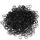 Elastic Bands Hair Rubber Bands Hair Ties Tpu Baby Girl's Kids Hair Holder Hair Tie Elastic Rubber Bands - 1000 Pcs (Black)