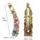 2PCS Floral Rhinestone Banana Hair Clip Claw Ponytail Holder Maker Styling for Women