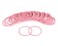 DS. DISTINCTIVE STYLE Hair Rubber Bands 50 Pieces 2.5 mm Elastic Hair Bands Hair Ties Ponytail Holders - Pink