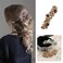SING F LTD 4PCS French Barrettes Elegant Flower Design Metal Hair Clip Hair Decorations Clasps Headpiece Hair Pin Gift for Women Girls Bridal Bridesmaid